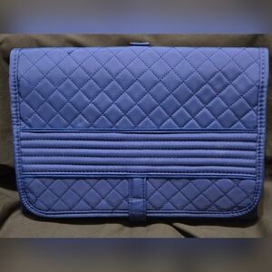 Traveling Trifold Hanging Toiletry Bag Lush Blue